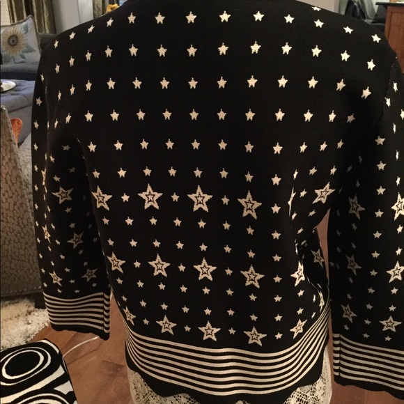 Ted Baker Navy & Cream Cardigan - Picture 3 of 4